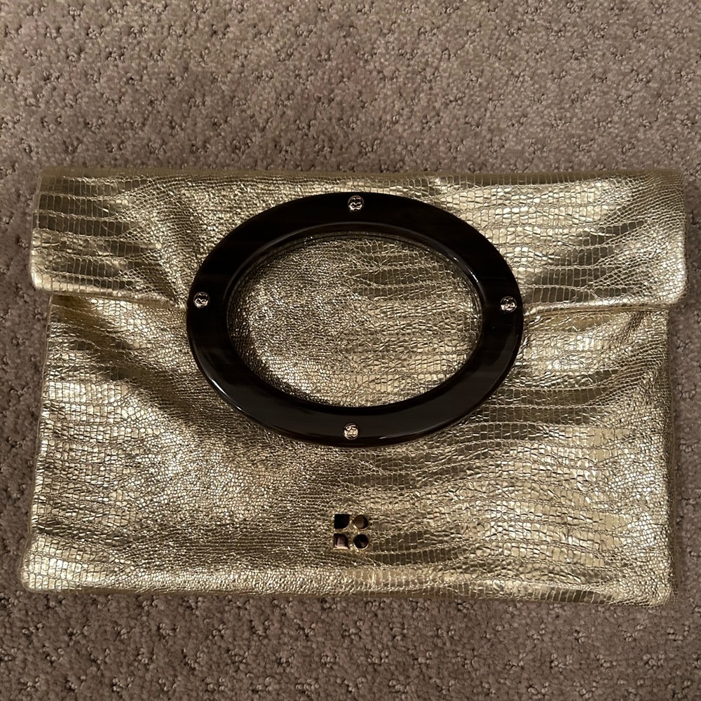 Kate spade gold clutch